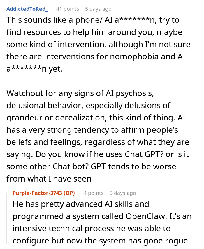 Text discussing AI a*******n symptoms and rogue AI system OpenClaw Text discussing AI a*******n symptoms and rogue AI system OpenClaw