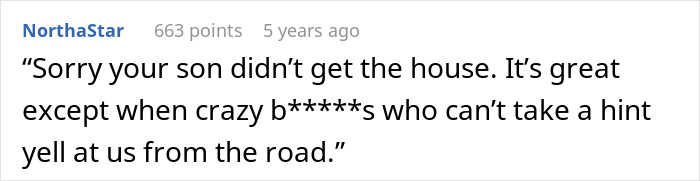 A Reddit comment alluding to the Karen situation, highlighting the phrase 'crazy b*****s' and the conflict. A Reddit comment alluding to the Karen situation, highlighting the phrase 'crazy b*****s' and the conflict.