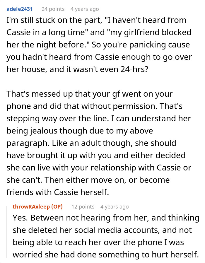 Woman Can't Believe Boyfriend Supports Female Friend In Her Time Of Need, Does Something Drastic