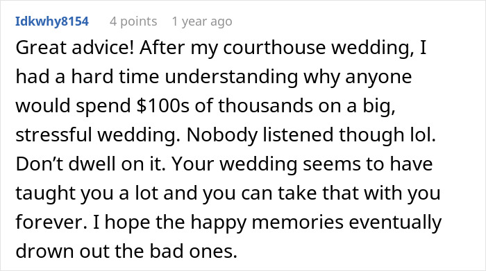Advice on stressful weddings and lessons learned after courthouse wedding Advice on stressful weddings and lessons learned after courthouse wedding