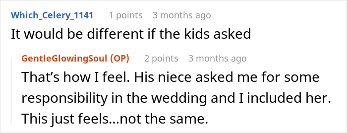 SIL Makes A Weird Demand For The Wedding: "Immediately Said No"