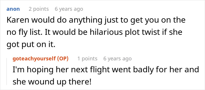 Speculation about a racist Karen getting someone on a no-fly list during a flight disruption Speculation about a racist Karen getting someone on a no-fly list during a flight disruption
