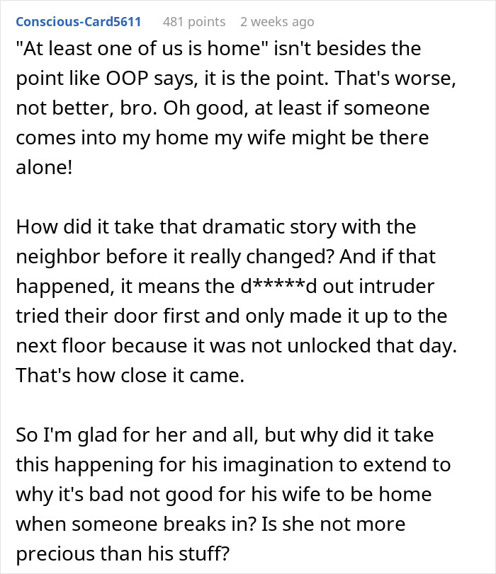 "Lesson Learned": BF Keeps Forgetting To Lock Home Door, GF Proved Right After Shocking Break In