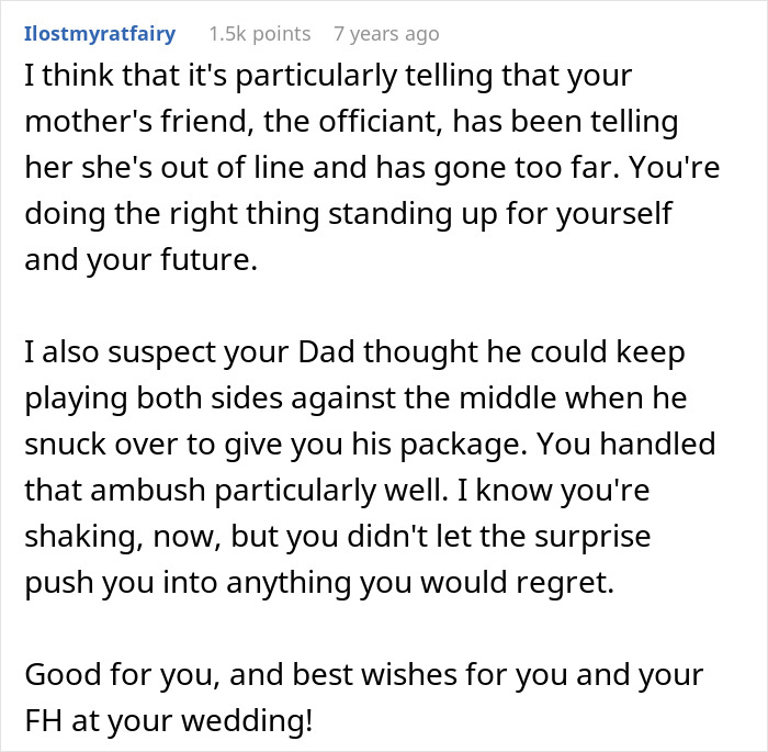 Woman Discovers Her Mom’s Secret Plans For Her Wedding Day, Cuts Off Every Family Member Involved Woman Discovers Her Mom’s Secret Plans For Her Wedding Day, Cuts Off Every Family Member Involved