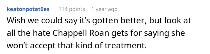 A comment about Chappell Roan experiencing hate for not accepting bad treatment, reflecting on Keira Knightley's therapy. A comment about Chappell Roan experiencing hate for not accepting bad treatment, reflecting on Keira Knightley's therapy.