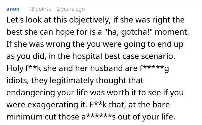 Sister Thinks Woman's Allergy Is A Lie, Her "Test" Gets Her Arrested Sister Thinks Woman's Allergy Is A Lie, Her "Test" Gets Her Arrested