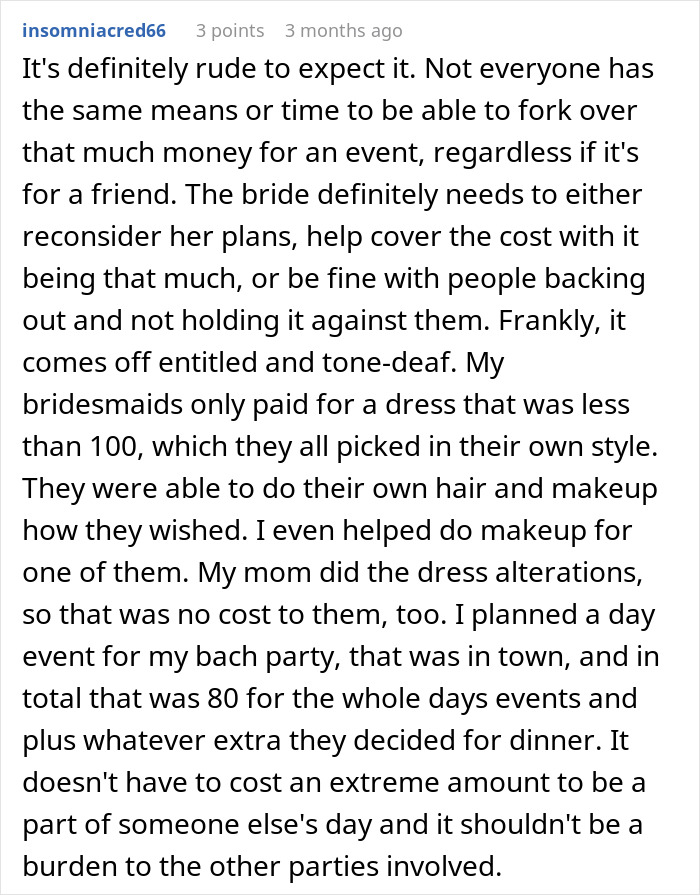 &ldquo;In This Economy?&rdquo;: Friend&rsquo;s Wedding Turns Into A Financial Nightmare For One Bridesmaid