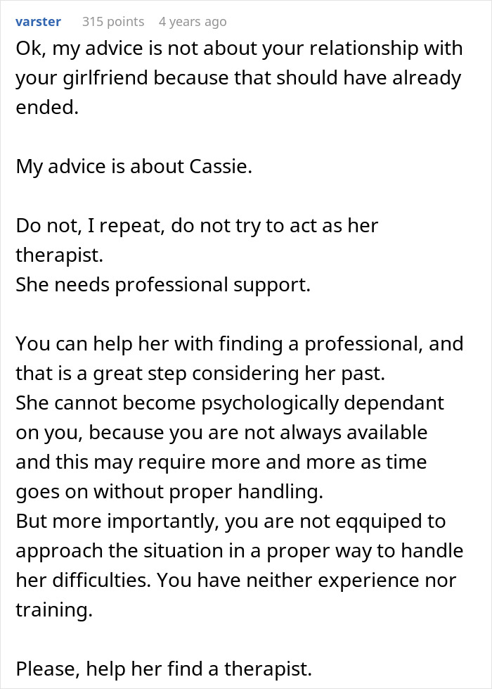 Woman Can't Believe Boyfriend Supports Female Friend In Her Time Of Need, Does Something Drastic