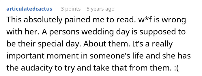 Criticism of woman's behavior at stepbrother's wedding Criticism of woman's behavior at stepbrother's wedding
