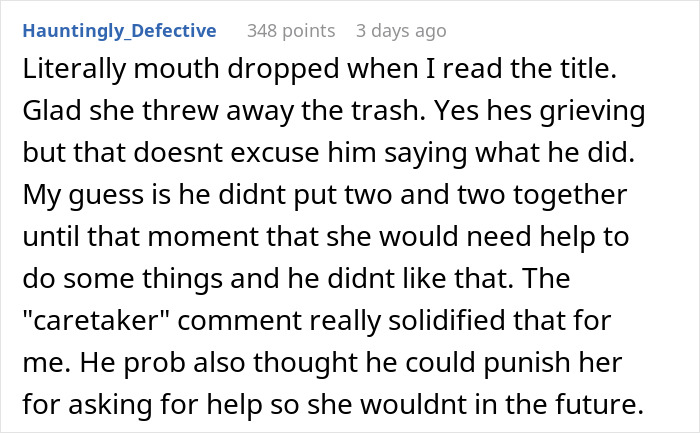 Comment on ableism and grief in a breakup involving a newly disabled girlfriend and perfect boyfriend. Comment on ableism and grief in a breakup involving a newly disabled girlfriend and perfect boyfriend.