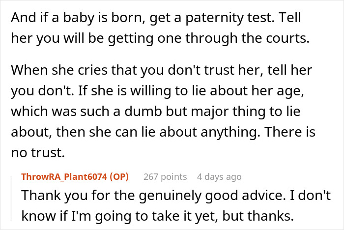 Advice on paternity testing after fake birthday deception