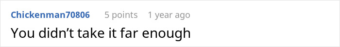 A comment about MIL showing up to son's wedding in white.