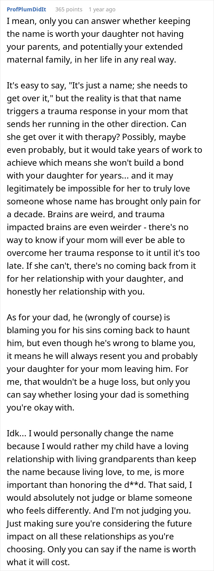 Woman Finds Out The Name She Gave Her Baby Has A Bad History In Her Family, Refuses To Change It Woman Finds Out The Name She Gave Her Baby Has A Bad History In Her Family, Refuses To Change It