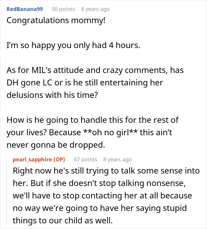 MIL Doesn&rsquo;t Hear DIL Scream During Childbirth, Comes Up With A Wild Theory