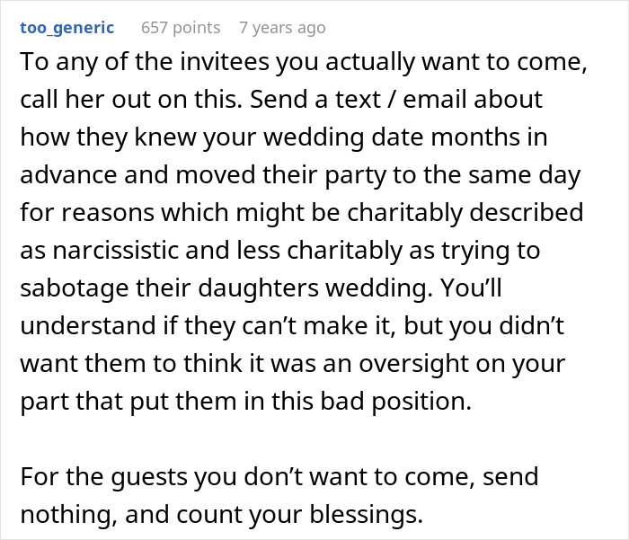 Woman Discovers Her Mom’s Secret Plans For Her Wedding Day, Cuts Off Every Family Member Involved Woman Discovers Her Mom’s Secret Plans For Her Wedding Day, Cuts Off Every Family Member Involved