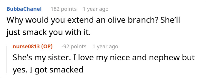 Comments about bride repeatedly targeting her sister during wedding prep and aftermath Comments about bride repeatedly targeting her sister during wedding prep and aftermath