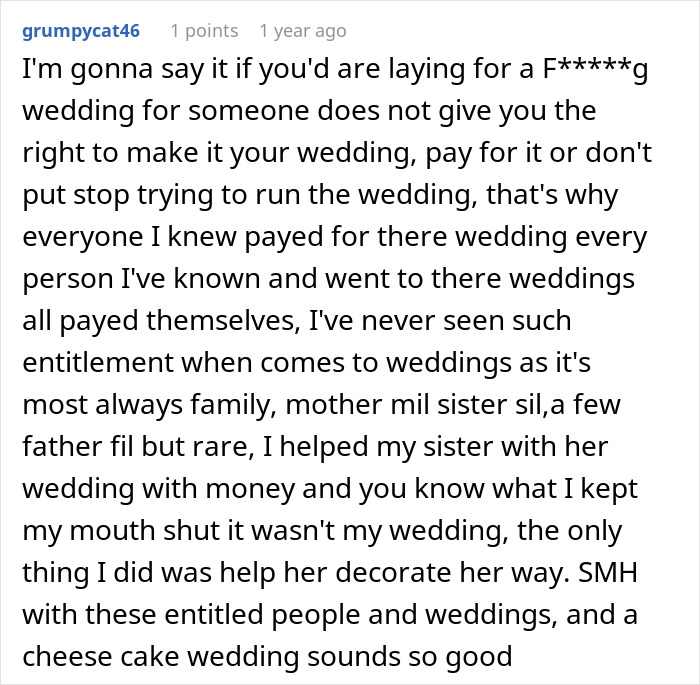 Discussion on entitlement and responsibility at weddings with advice for couples Discussion on entitlement and responsibility at weddings with advice for couples