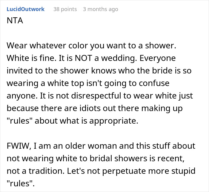 Guest Shamed Over Sleeveless Top And "White" Outfit Gets Unexpected Revenge Guest Shamed Over Sleeveless Top And "White" Outfit Gets Unexpected Revenge