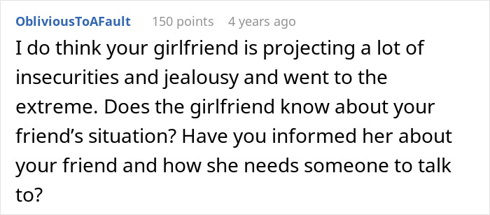 Woman Can't Believe Boyfriend Supports Female Friend In Her Time Of Need, Does Something Drastic