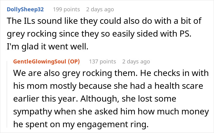 SIL Makes A Weird Demand For The Wedding: "Immediately Said No"