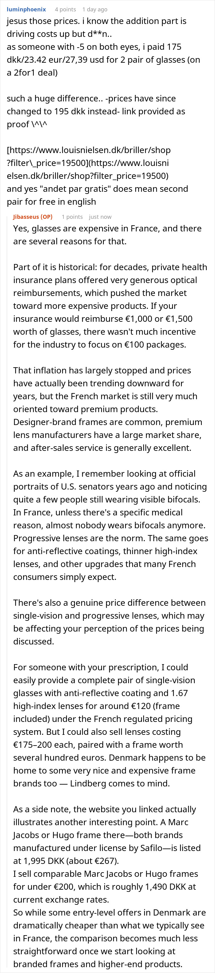 Comparison of glasses prices and factors affecting optical product costs