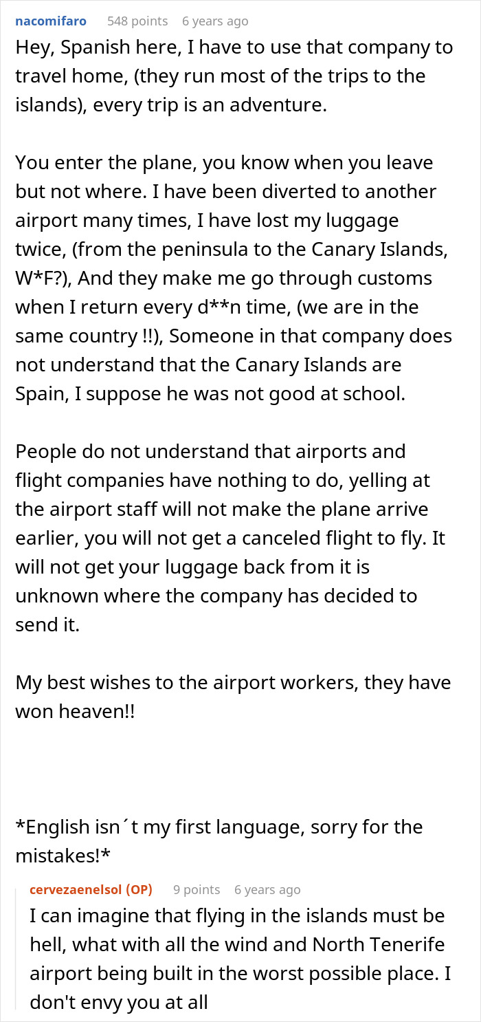 Spanish traveler describes frequent flight cancellations and lost luggage frustrations with the airline Spanish traveler describes frequent flight cancellations and lost luggage frustrations with the airline