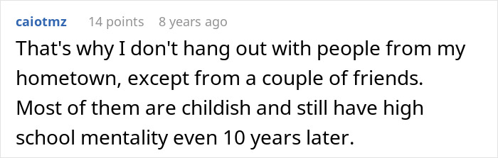 Comment on a selfish friend and the petty payback for a car towed. Comment on a selfish friend and the petty payback for a car towed.
