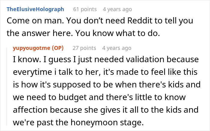Man seeks validation online about his relationship struggles, feeling his fiancée is the problem. Man seeks validation online about his relationship struggles, feeling his fiancée is the problem.
