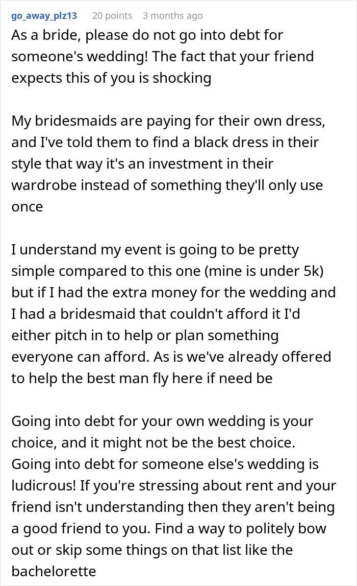 &ldquo;In This Economy?&rdquo;: Friend&rsquo;s Wedding Turns Into A Financial Nightmare For One Bridesmaid