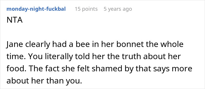 Comment explaining cousin felt shamed in poor cousin story Comment explaining cousin felt shamed in poor cousin story