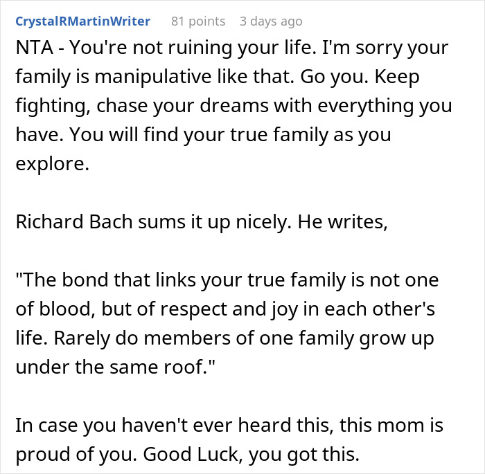 20YO Gets $4K Grant To Go On NYC Research Trip, Worried Parents Threaten To Cut Her Off 20YO Gets $4K Grant To Go On NYC Research Trip, Worried Parents Threaten To Cut Her Off