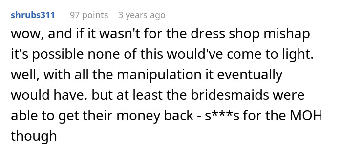 Bridesmaids Drop Out Of The Wedding After Accidentally Uncovering Bride’s Shocking Scam Bridesmaids Drop Out Of The Wedding After Accidentally Uncovering Bride’s Shocking Scam