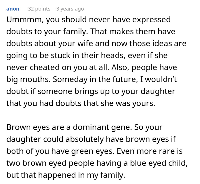 Guy Has Suspicions Over Daughter Not Being His, Turns Out It's Way Worse Than He Could Have Guessed Guy Has Suspicions Over Daughter Not Being His, Turns Out It's Way Worse Than He Could Have Guessed