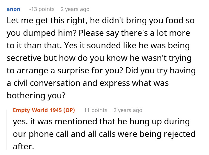 Guy Calls Fiancée A "Cry Baby" For Fussing Over Him Not Getting Her Lunch, Turns Out He's A Cheater Guy Calls Fiancée A "Cry Baby" For Fussing Over Him Not Getting Her Lunch, Turns Out He's A Cheater