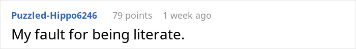 Comment apologizing for misunderstanding the post content