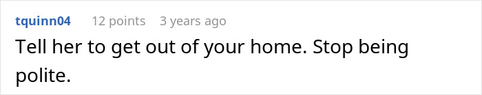 Pregnant woman having contractions: MIL refuses to leave. A comment suggests telling MIL to get out of the home.