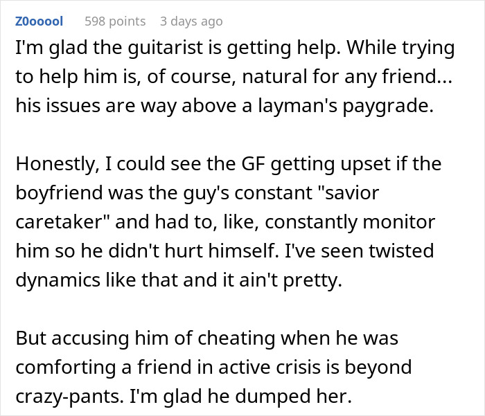 Straight Guy Bearhugs Male Friend Having Mental Breakdown, GF Accuses Him Of Cheating, He's Shocked