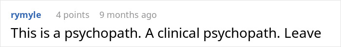 Comment calling the boss a clinical psychopath in grieving employee message Comment calling the boss a clinical psychopath in grieving employee message