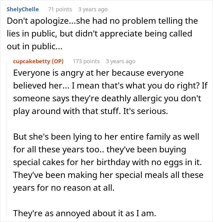 MIL Devours Mousse That DIL Made With Eggs And Salt, Shocked DIL Learns Her Allergies Were A Lie MIL Devours Mousse That DIL Made With Eggs And Salt, Shocked DIL Learns Her Allergies Were A Lie