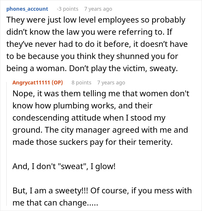 Woman Notices One Major Problem Sexist Water Department Workers Missed: "Didn't Know What I Was Talking About"