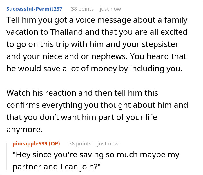 Guy Willing To Splurge On Thailand Trip For New Fam, Bio Kids Hurt As He Never Spent A Dime On Them Guy Willing To Splurge On Thailand Trip For New Fam, Bio Kids Hurt As He Never Spent A Dime On Them