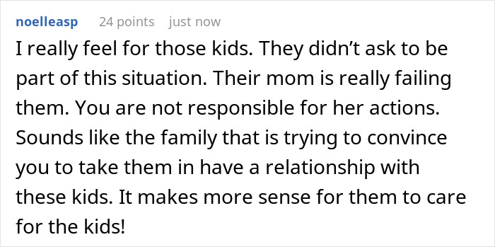 Comment expressing sympathy for kids in family situation with half siblings Comment expressing sympathy for kids in family situation with half siblings