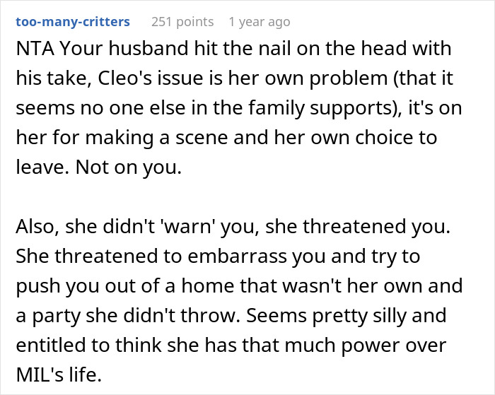 SIL Issues A Mother's Day Ultimatum, Follows Through With A Full Meltdown When It Gets Ignored SIL Issues A Mother's Day Ultimatum, Follows Through With A Full Meltdown When It Gets Ignored