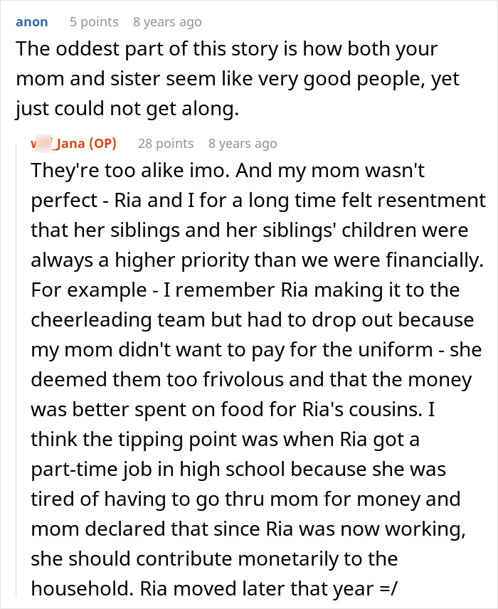Entitled Aunt Tells Niece She Wants Nothing From Her, Gets Exactly That When The Money Stops Coming Entitled Aunt Tells Niece She Wants Nothing From Her, Gets Exactly That When The Money Stops Coming