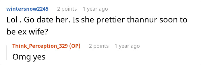 Suggestion to date ex wife and compliment on her looks Suggestion to date ex wife and compliment on her looks