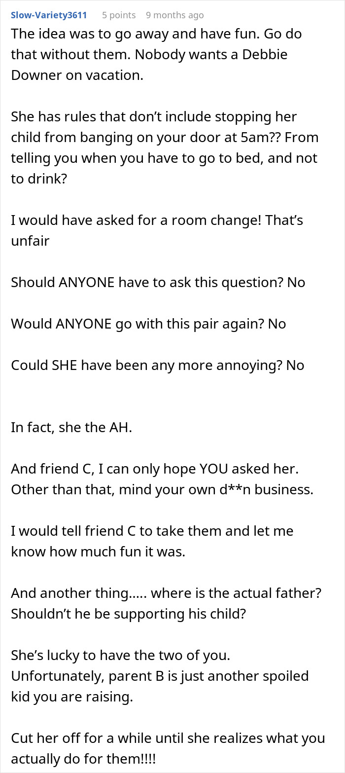 Guy Refuses To Keep Funding Single Mom's Vacation After Realizing What Her Kid Is Like Guy Refuses To Keep Funding Single Mom's Vacation After Realizing What Her Kid Is Like