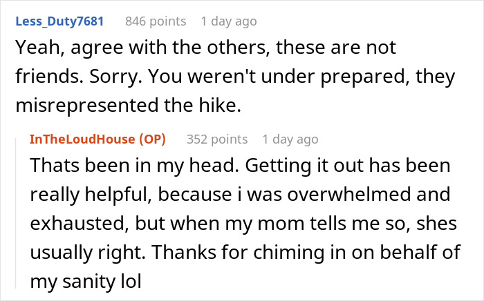 Woman Plans A Casual Hike With Friends, Ends Up Stranded On A Route Better Suited For Bikes And ATVs Woman Plans A Casual Hike With Friends, Ends Up Stranded On A Route Better Suited For Bikes And ATVs