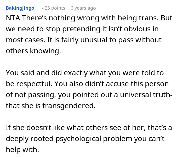 Trans Woman Mad At Coworker Who "Clocked" Her Identity, Which She Thought Was A Secret All Along