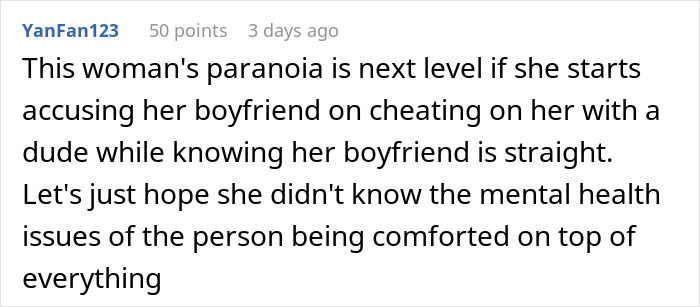 Straight Guy Bearhugs Male Friend Having Mental Breakdown, GF Accuses Him Of Cheating, He's Shocked