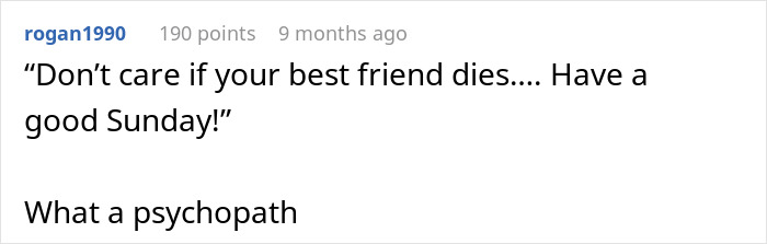 Comment criticizing boss's harsh attitude and calling him a psychopath Comment criticizing boss's harsh attitude and calling him a psychopath
